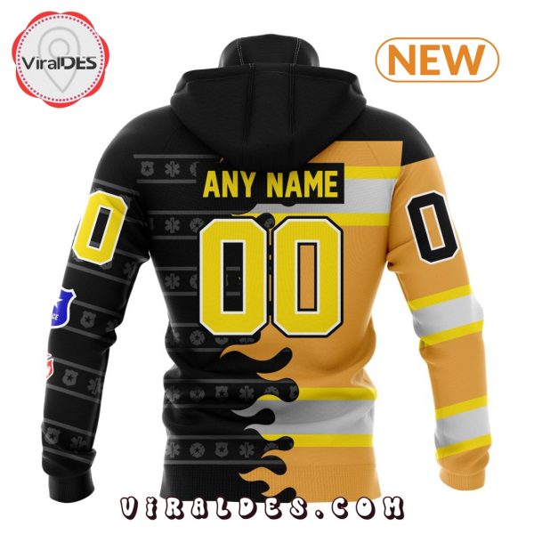 Custom NHL New Jersey Devils 2025 First Responders Hoodie