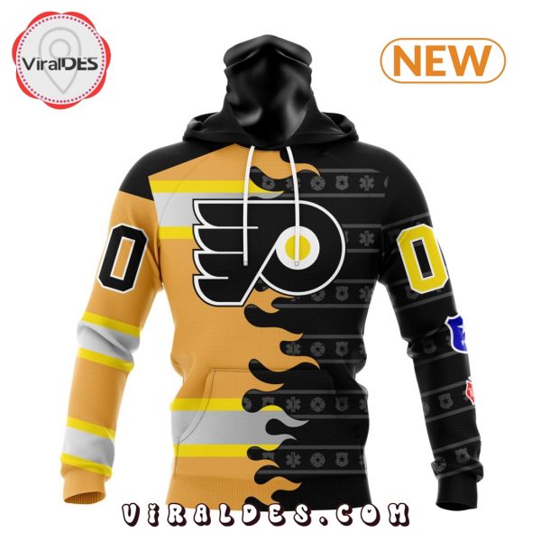 Custom NHL Philadelphia Flyers 2025 First Responders Hoodie