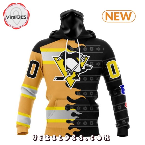 Custom NHL Pittsburgh Penguins 2025 First Responders Hoodie