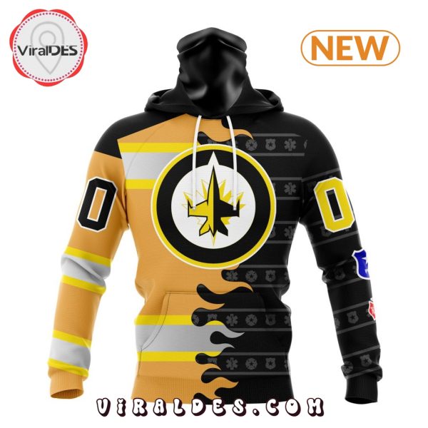 Custom NHL Winnipeg Jets 2025 First Responders Hoodie