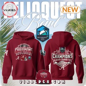 Alabama Crimson Tide ReliaQuest Bowl Champions Hoodie, Cap