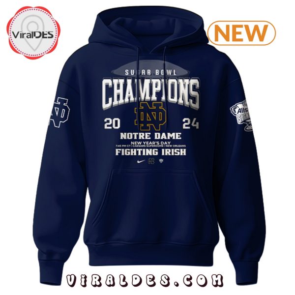 Men’s Notre Dame 2025 Sugar Bowl Champions Hoodie