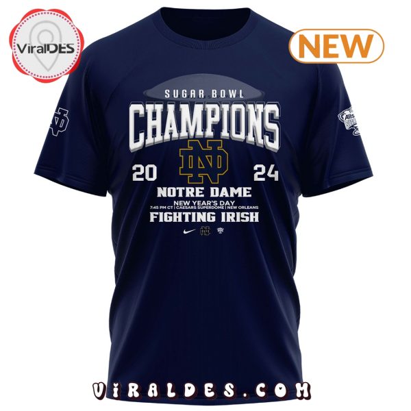 Men’s Notre Dame 2025 Sugar Bowl Champions Hoodie