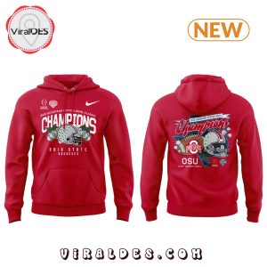 Ohio State Buckeyes 2025 Bowl Champions Red Hoodie