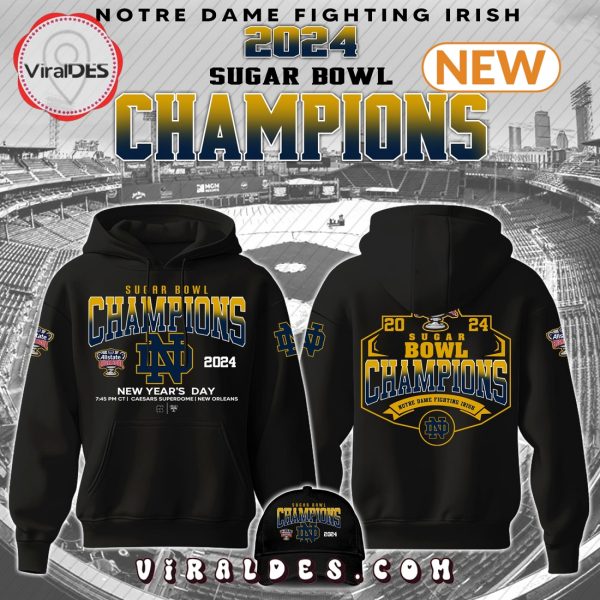 NCAA Notre Dame Bowl Champions Limited Edition Hoodie, Cap