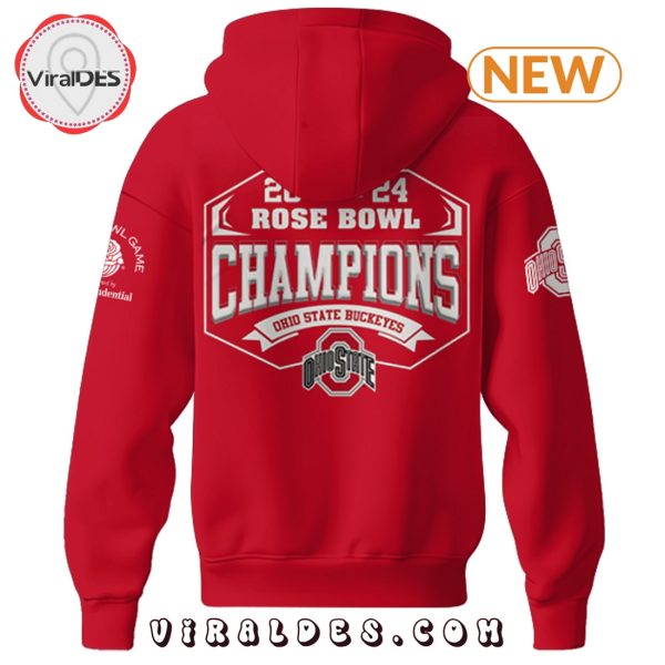 NCAA Ohio State Buckeyes Rose Bowl Champions Hoodie, Cap