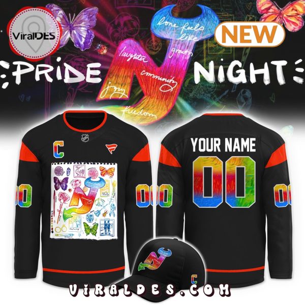 New Jersey Devils Black Pride Night Hockey Jersey