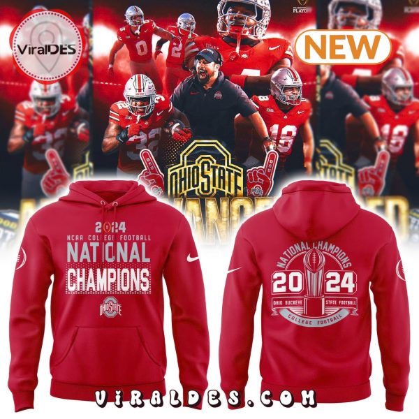 Ohio State Buckeyes College Football Red Hoodie