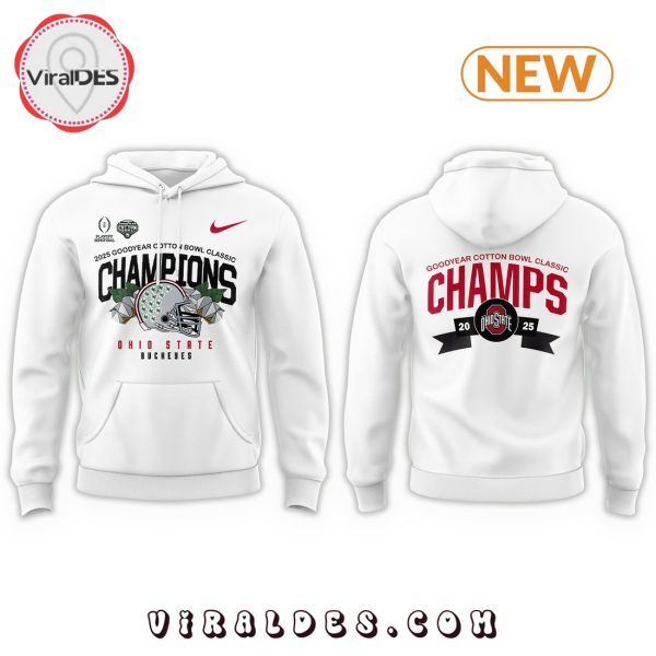 Ohio State Buckeyes New Cotton Bowl Champions Hoodie