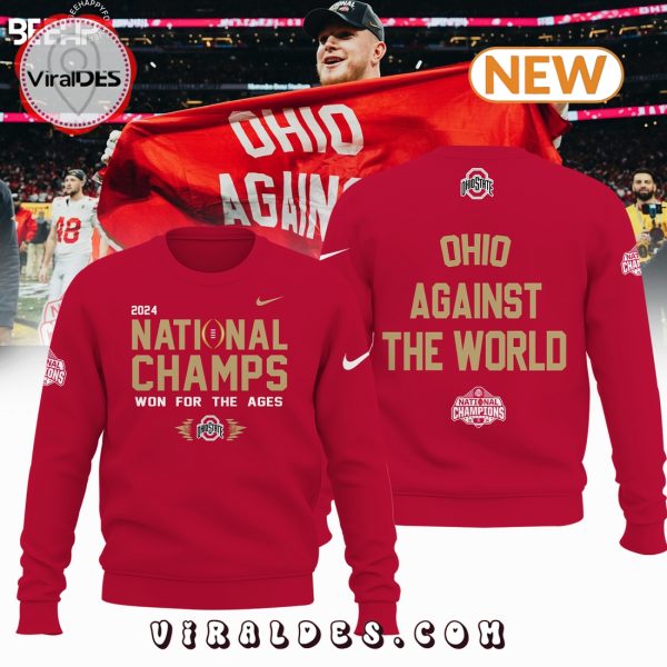 Ohio State Buckeyes – Ohio Against The World Red Hoodie