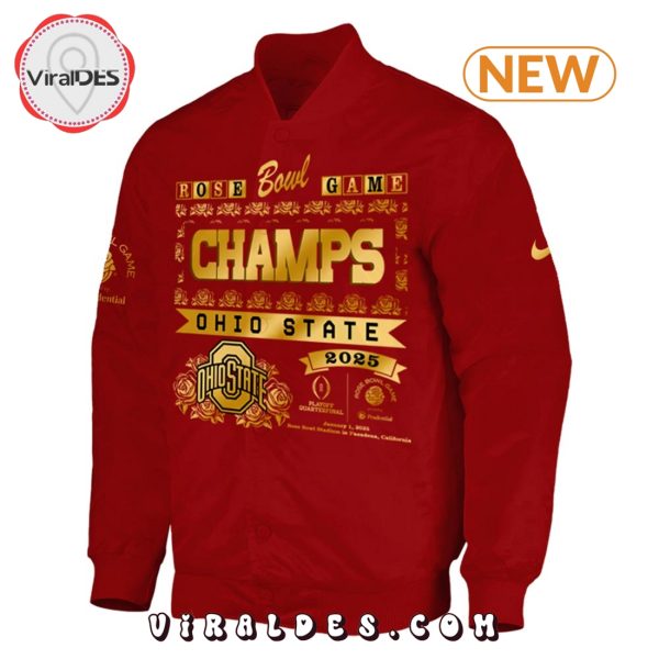 Ohio State Buckeyes Rose Bowl Champions Limited Baseball Jacket