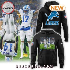 Amon Ra St. Brown NFL Detroit Lions Black Hoodie