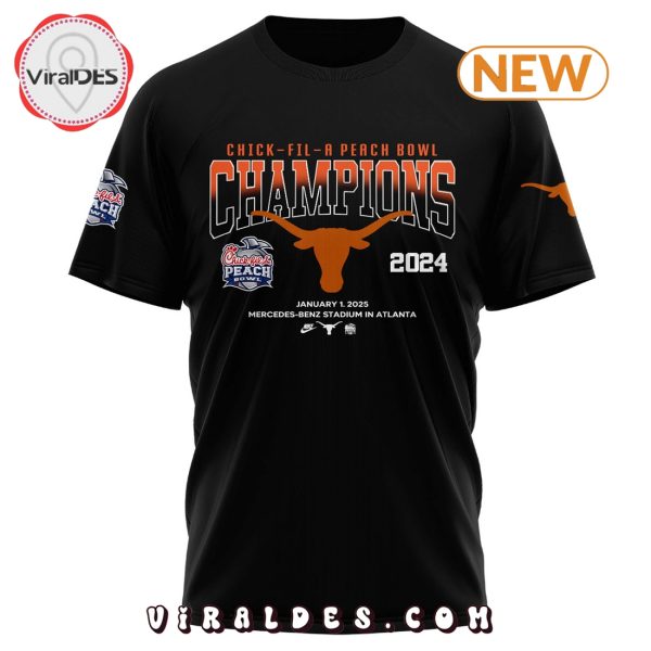 Texas Longhorns Peach Bowl Champions 2025 Edition Hoodie