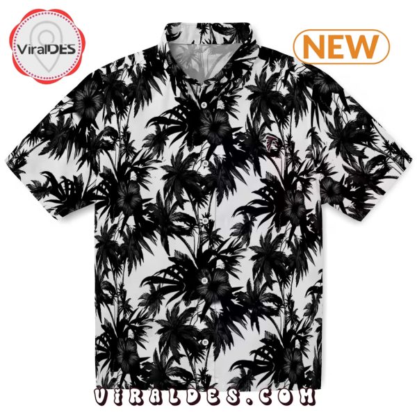 Atlanta Falcons Palm Motifs Hawaiian Shirt