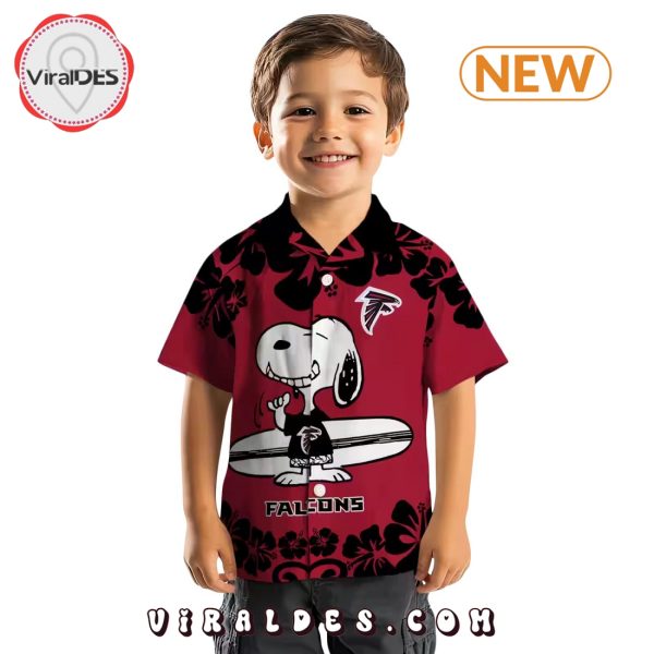 Atlanta Falcons Snoopy Surf Hawaiian Shirt