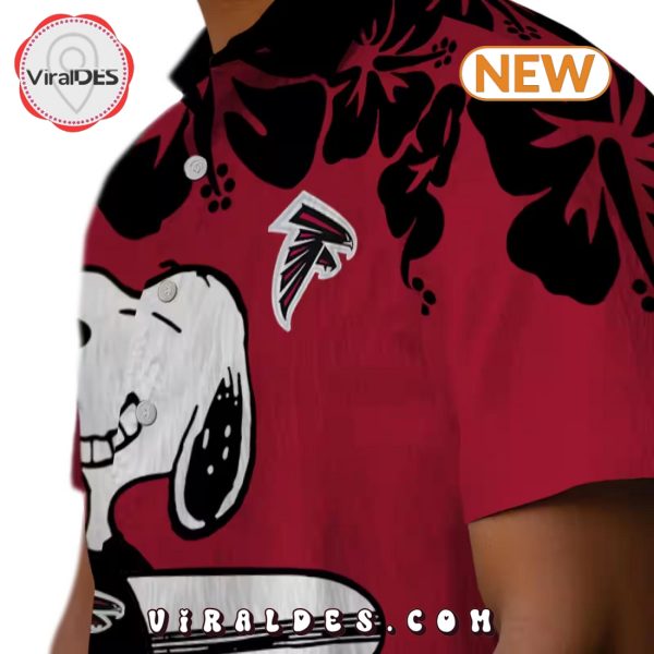 Atlanta Falcons Snoopy Surf Hawaiian Shirt