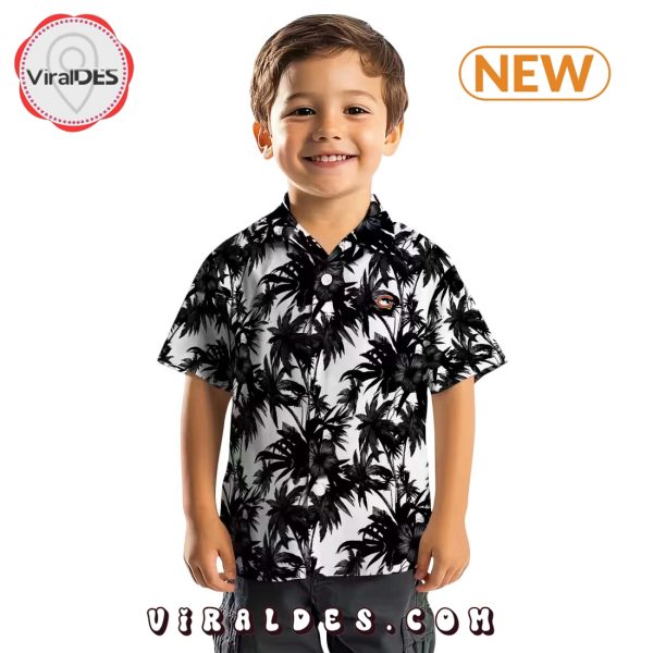 Chicago Bears Palm Motifs Hawaiian Shirt