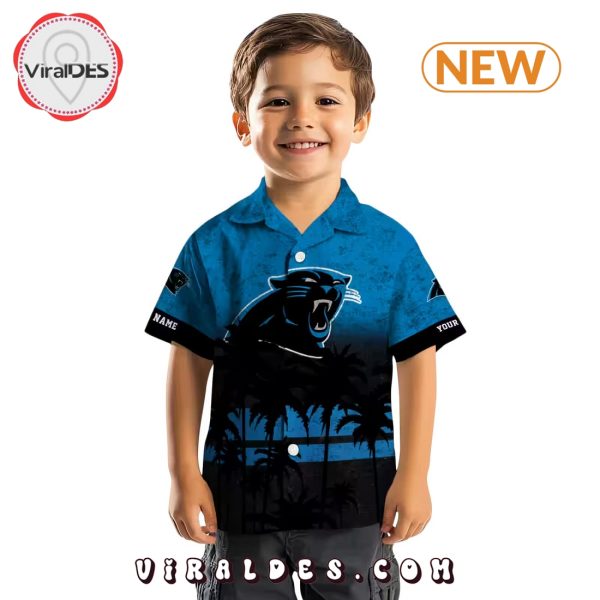 Custom Carolina Panthers Sunset Style Hawaiian Shirt