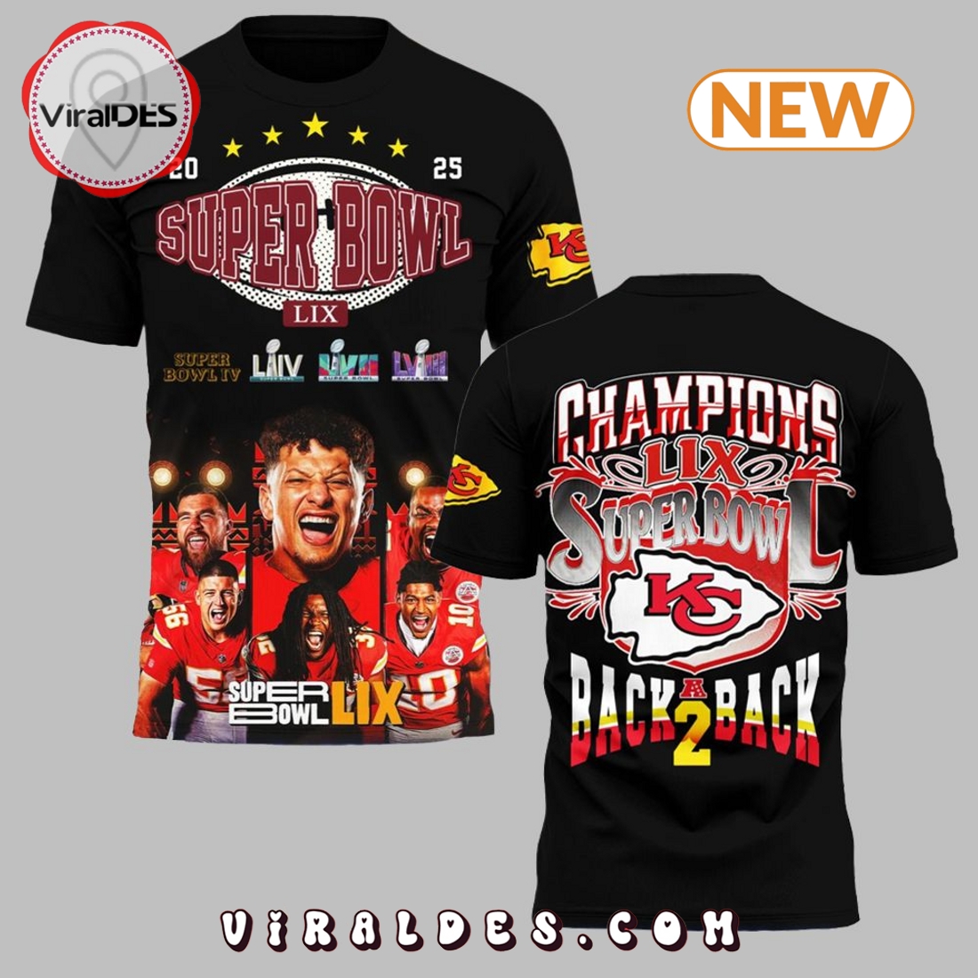 Kansas City Chiefs Back To Back Champions 2025 Shirt Kansas City Chiefs Back To Back Champions 2025 Shirt