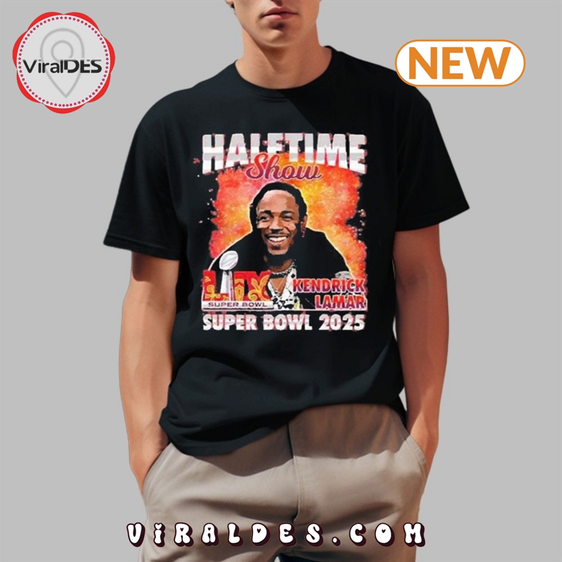 Kendrick Lamar 2025 Super Bowl LIX Halftime Show T-Shirt Kendrick Lamar 2025 Super Bowl LIX Halftime Show T-Shirt