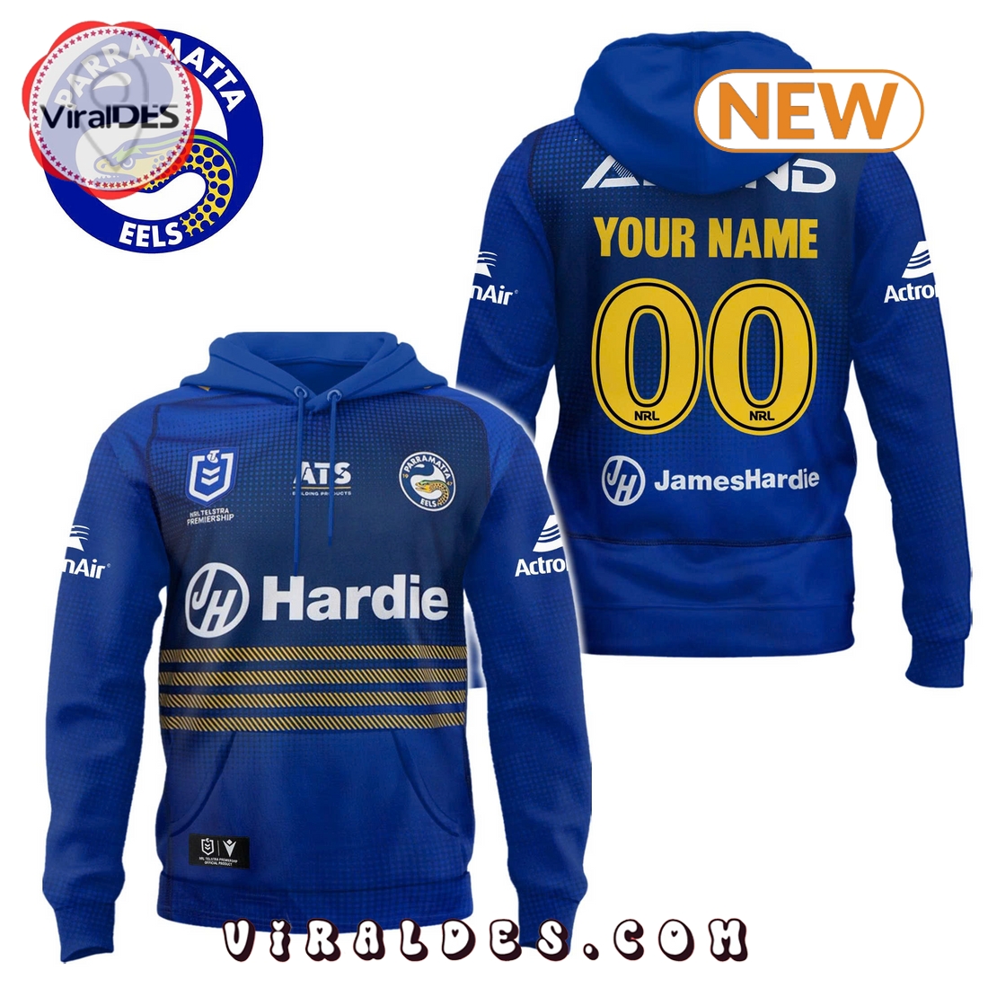 Parramatta Eels 2025 Custom Limited Hoodie Parramatta Eels 2025 Custom Limited Hoodie