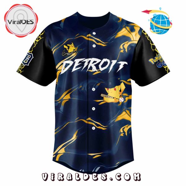2025 Detroit Tigers x Pokémon GO Baseball Jersey