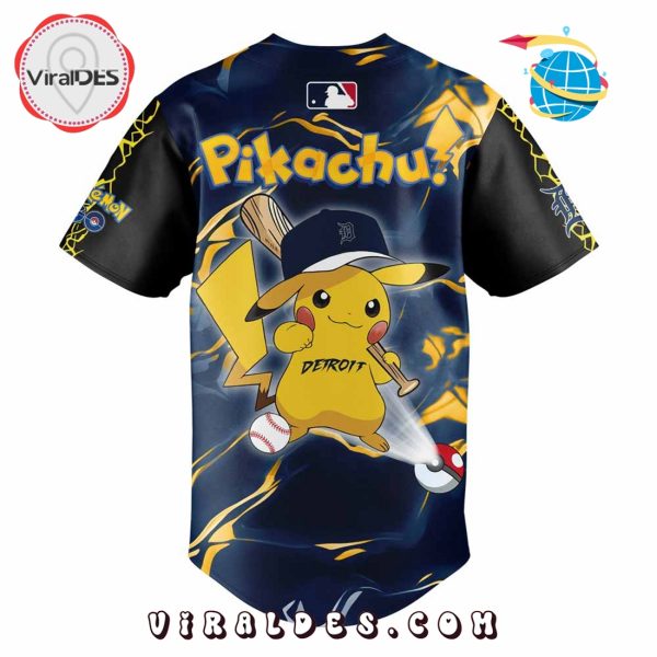 2025 Detroit Tigers x Pokémon GO Baseball Jersey