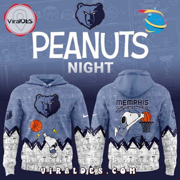75th Anniversary of Peanuts Memphis Grizzlies Hoodie