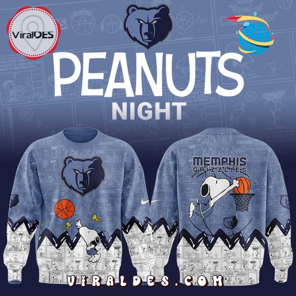75th Anniversary of Peanuts Memphis Grizzlies Hoodie