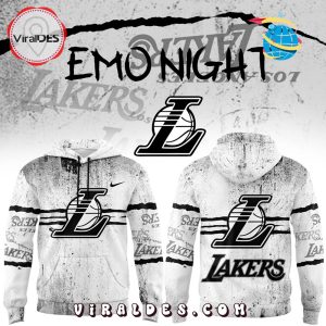 Los Angeles Lakers Emo Night 2025 Hoodie