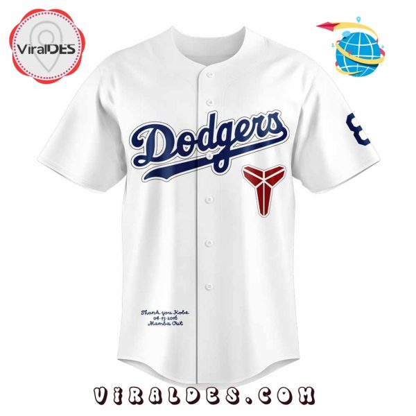 A Kobe Bryant Nike Mamba x Dodgers Baseball Jersey