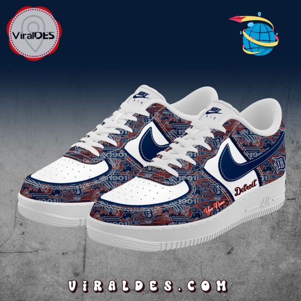 Detroit Tigers MLB Custom For Fan Air Force 1 Sneakers