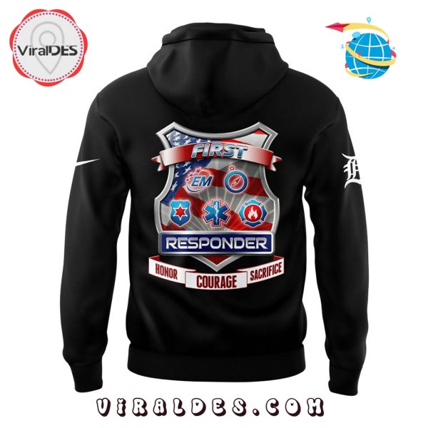 Detroit Tigers National First Responder Day Hoodie