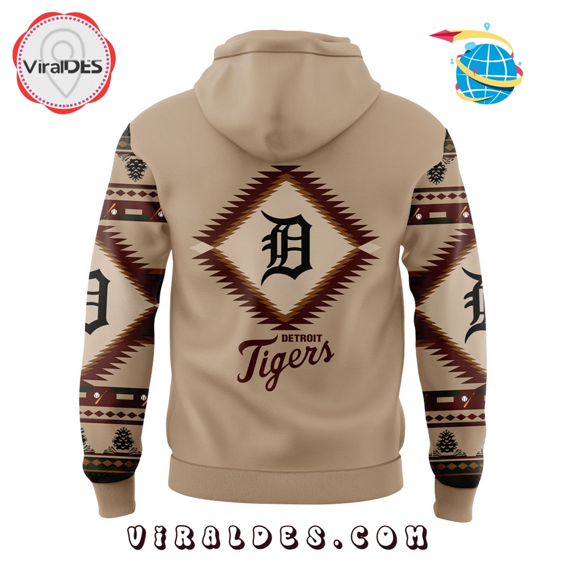 Detroit Tigers Native American Heritage 2025 Hoodie Detroit Tigers Native American Heritage 2025 Hoodie