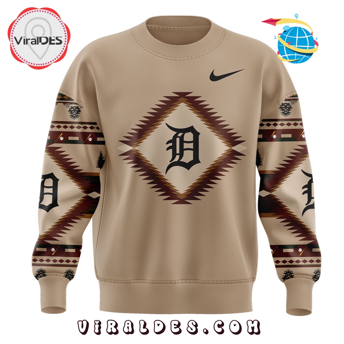 Detroit Tigers Native American Heritage 2025 Hoodie Detroit Tigers Native American Heritage 2025 Hoodie