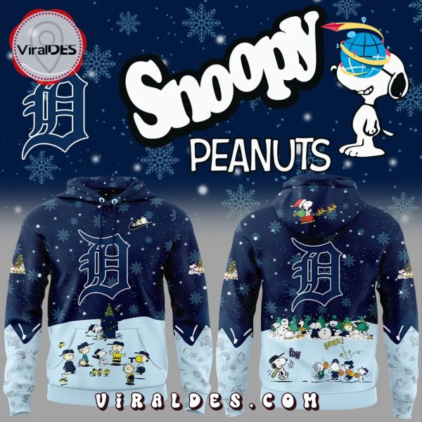 Detroit Tigers Peanuts & Snoopy Nike Hoodie