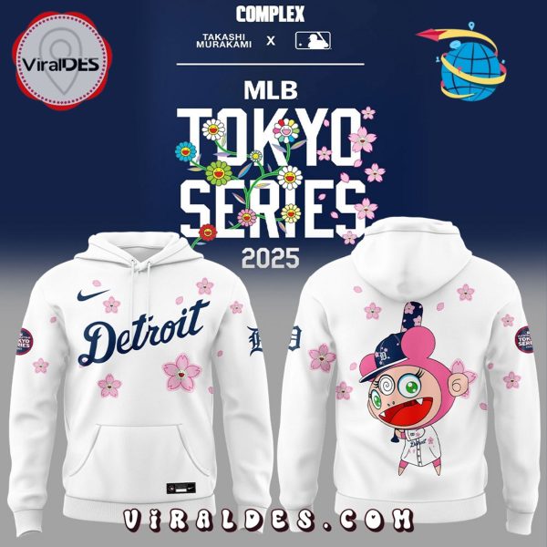 Detroit Tigers Takashi Murakami x MLB Tokyo Series Hoodie