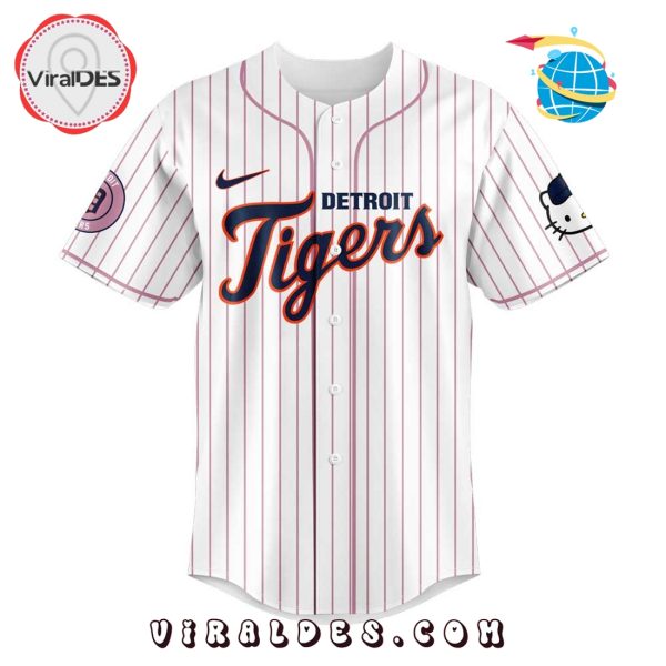 Detroit Tigers x Hello Kitty Night Game Baseball Jersey