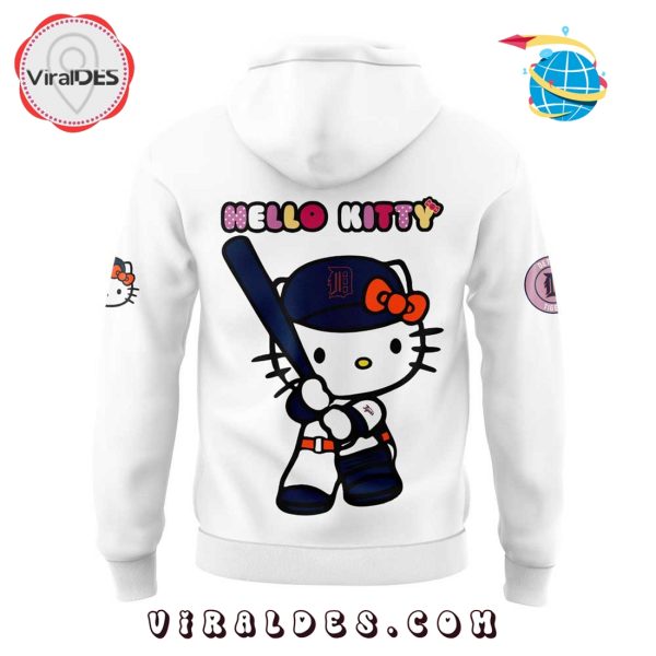 Detroit Tigers x Hello Kitty Night Game White Hoodie