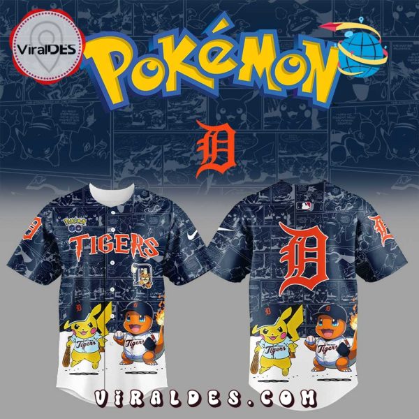 Detroit Tigers x Pokémon GO Baseball Jersey