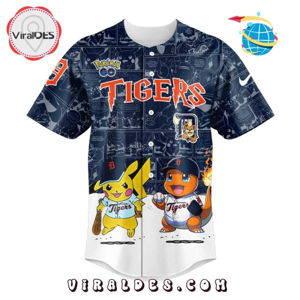 Detroit Tigers x Pokémon GO Baseball Jersey