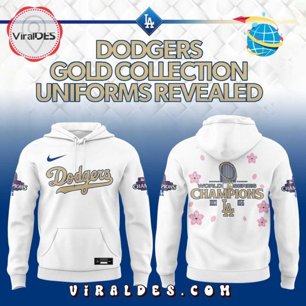 Dodgers Gold Collection Uniforms Revealed Hoodie