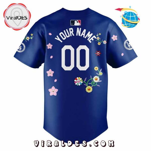 Dodgers Takashi Murakami x Tokyo Series Blue Baseball Jersey