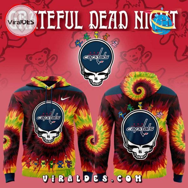 Grateful Dead Night 2025 Washington Capitals Hoodie