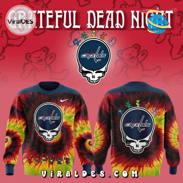 Grateful Dead Night 2025 Washington Capitals Hoodie