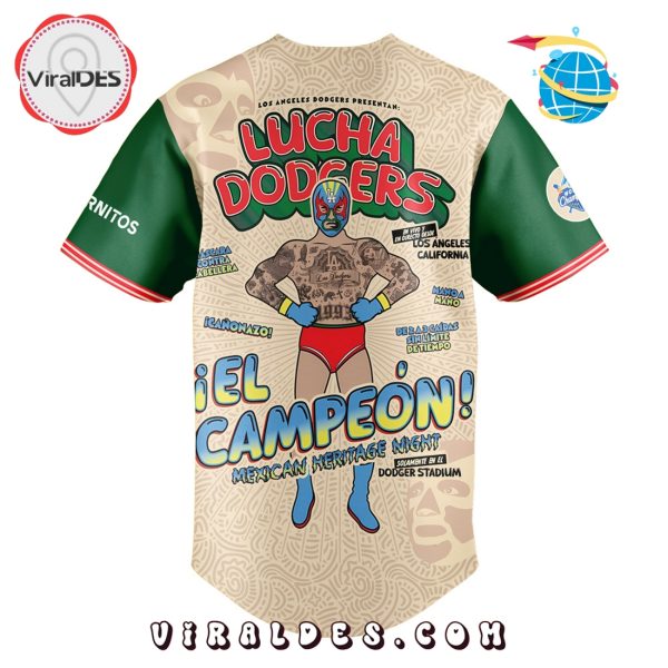 Los Angeles Dodgers MLB Mexican Heritage Night Baseball Jersey