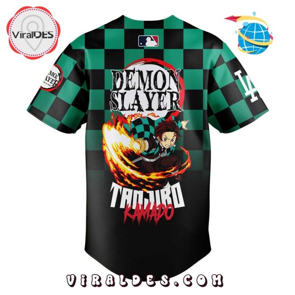 Los Angeles Dodgers x Demon Slayer Baseball Jersey
