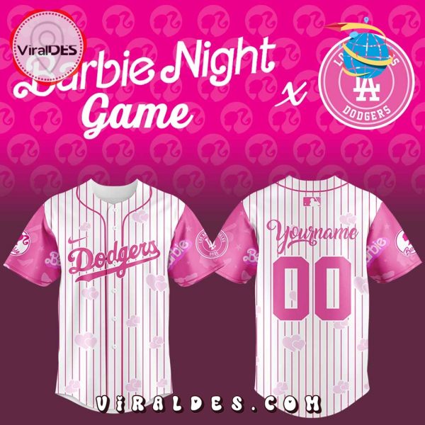 Los Angeles Dodgers x Hello Kitty Game Night Baseball Jersey