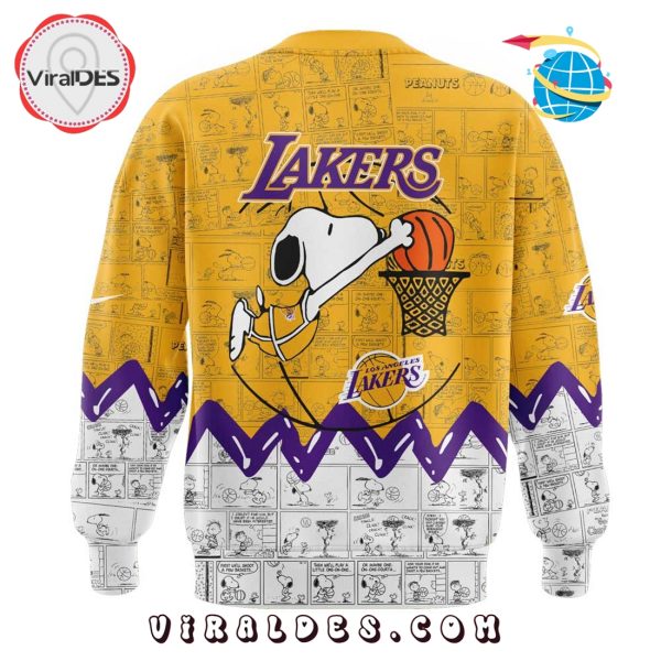 Los Angeles Lakers 75th Anniversary of Peanuts Hoodie