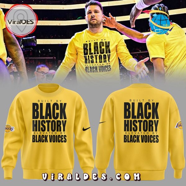 Los Angeles Lakers Black History Luka Doncic Hoodie